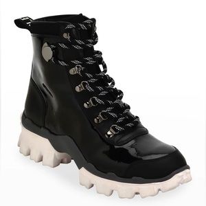 MONCLER woman’s Helis leather boots
